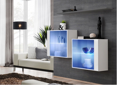 Wall unit cabinet modern design cabinets living room furniture wall shelf
